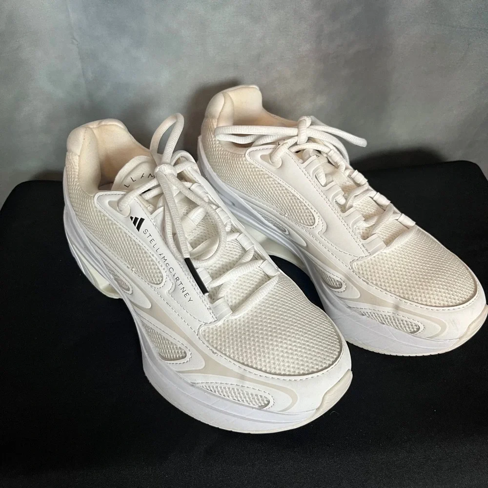 Adidas by Stella McCartney 2000‎ Sportswear Run White Sneakers G0013 Womens 5.5